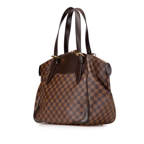 LOUIS VUITTON Brown Damier Leather Shoulder Bag - Picture 2 of 10